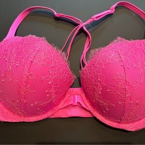 Victorias Secret Pink Lace Bra